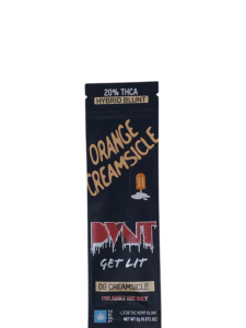 Blunt Orange Creamsicle Front, DVNT Delta-8