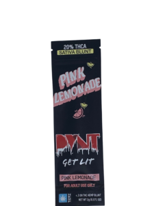Blunt Pink Lemonade Front, DVNT Delta-8