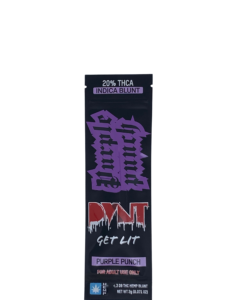Blunt Purple Punch Front, DVNT Delta-8